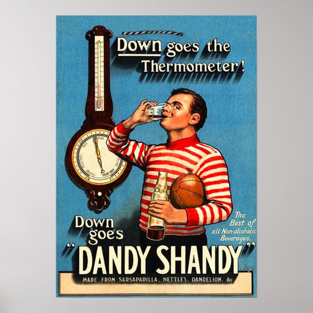 Vintage Dandy Shandy Rugby Print (Front)