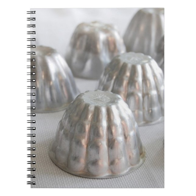 Vintage Dariole Mould Notepad Notebook (Front)