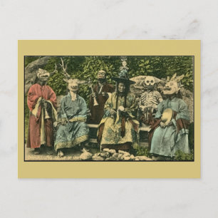 vintage Darjeeling, group of lamas Postcard