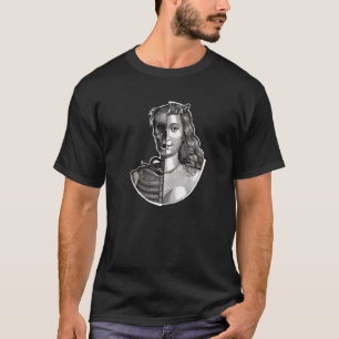 Vintage Dark Academia Aesthetic Life & Death Goth T-Shirt