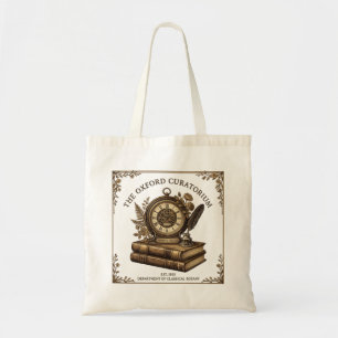 Vintage Dark Academia Book Lover Personalised Tote Bag