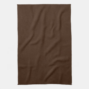 Vintage Dark Espresso Brown Parchment Template Tea Towel