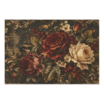 VINTAGE DARK FLORAL | ENCHANTED BOTANICAL GARDEN
