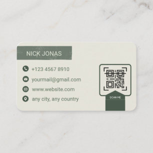 Vintage Dark Green & Torn Kraft Paper Professional Business Card