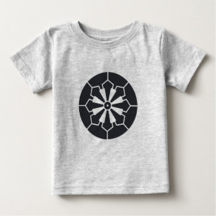 Vintage Dark Grey Japan Sanja Matsuri Komagata Mon Baby T-Shirt