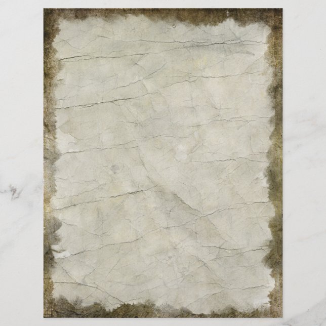 Vintage Dark Grunge  Letterhead (Front)