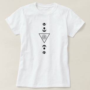 Vintage Dark Moon Star Black Sun Retro Magic T-Shirt