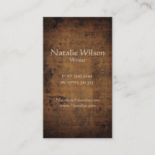 Vintage Dark Parchment - Business Card