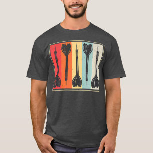 Vintage Dart Distressed Dart Player Graphic T-Shirt