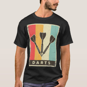 Vintage Darts Sport Retro Poster T-Shirt