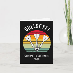 Vintage Darts Sunset    Invitation