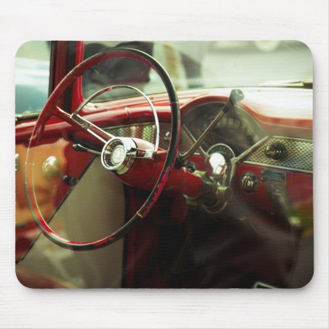 Vintage dashboard mouse mat (Front)