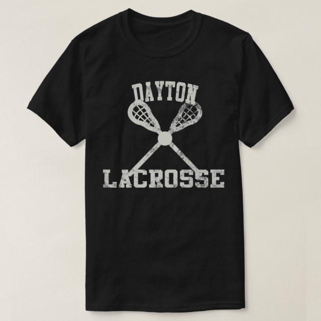 Vintage Dayton Lacrosse T-Shirt (Design Front)