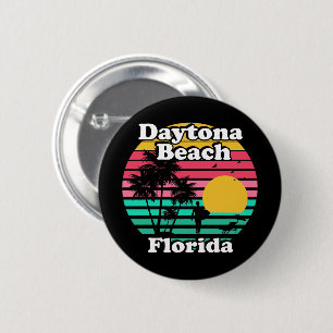 Vintage Daytona Beach Florida 6 Cm Round Badge