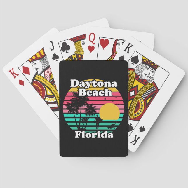 Vintage Daytona Beach Florida Playing Cards (Back)
