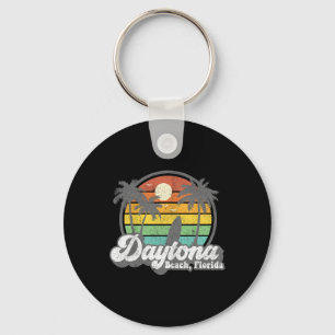 Vintage Daytona Beach Florida Surfing Retro 70's S Key Ring