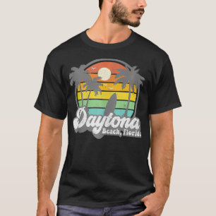 Vintage Daytona Beach Florida Surfing Retro 70s Su T-Shirt