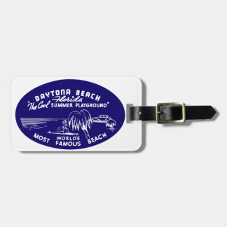 Vintage Daytona Beach Luggage Tag