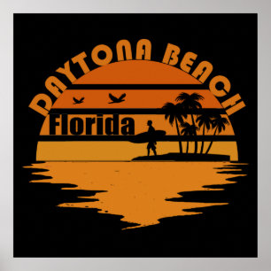 vintage daytona beach poster