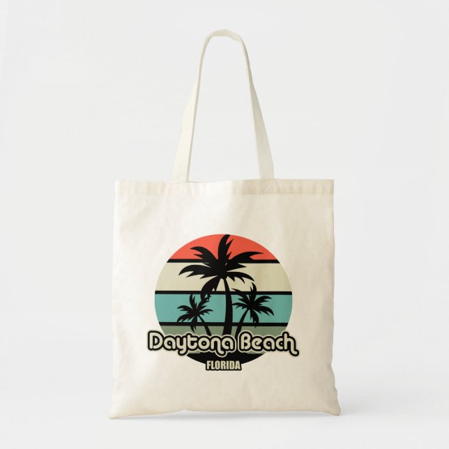 Vintage Daytona Beach Tote Bag (Front)