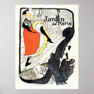 Vintage De Toulouse Lautrec French can-can Poster