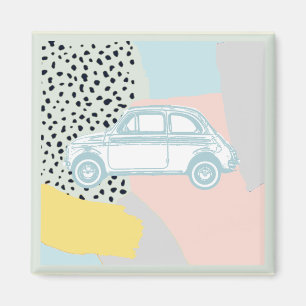 Vintage deam car magnet