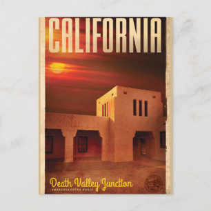 Vintage Death Valley Junction Travel Postcard