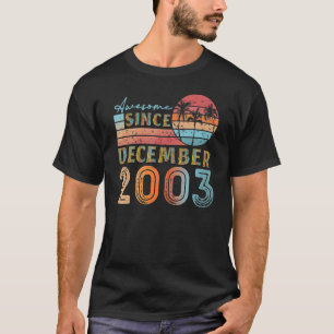 vintage december 2003 92 years old 19th birthday m T-Shirt