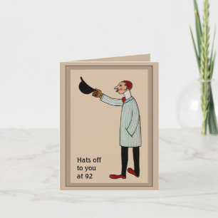 Vintage Deco Birthday Greeting Card