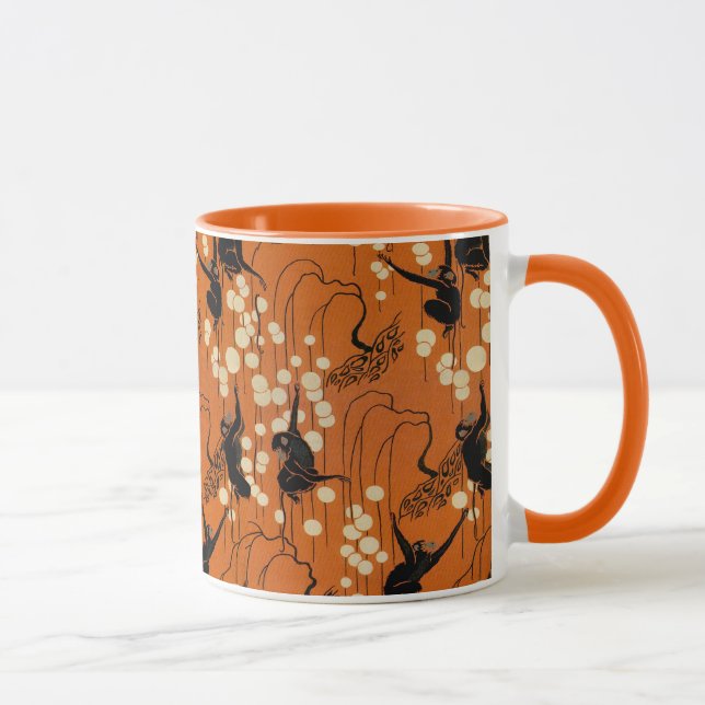 Vintage Deco Moderne Monkeys Mug (Right)
