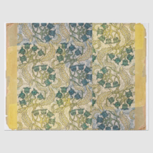 Vintage Deco Torn Paper Floral