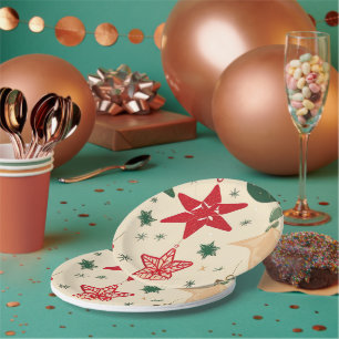 Vintage decoration paper plate