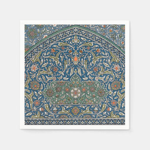 Vintage Decorative Arabesque Floral Pattern Napkin