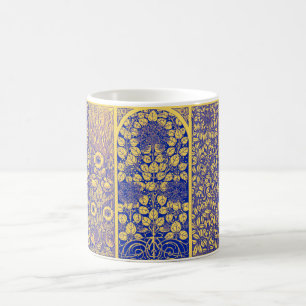 Vintage Decorative Botanical Art Nouveau Pattern Coffee Mug