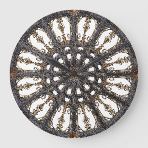 Vintage decorative clock in gothic style