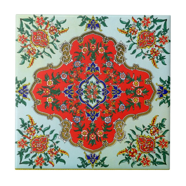 Vintage Decorative Design Tile (Front)