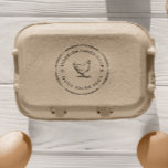 Vintage Decorative Hand-drawn Chicken Egg Carton   Rubber Stamp<br><div class="desc">Vintage Decorative Hand-drawn Chicken Egg Carton Rubber Stamp</div>