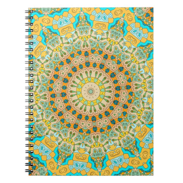 Vintage decorative pattern. Islam, Arabic, Indian, Notebook (Front)