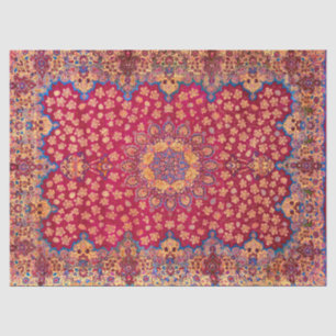 Vintage Decorative Persian Floral Carpet Tissue Paper