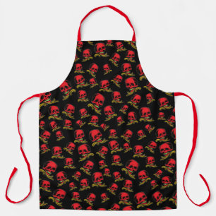 Vintage Decorative Skulls Apron