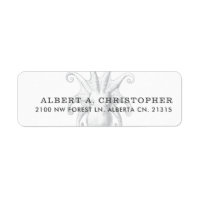 Vintage Deep Sea Octopus | Return Address