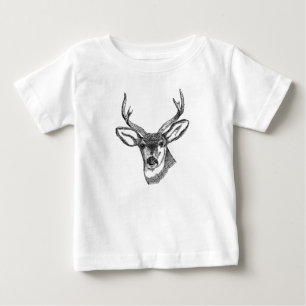 Vintage Deer Baby T-Shirt