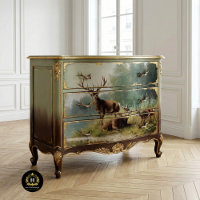 Vintage Deer Furniture Decoupage 