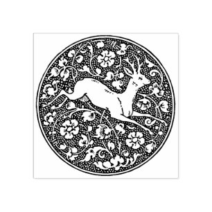 Vintage Deer Rubber Stamp