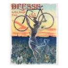 Vintage Deesse Cycles Bicycle Ad Art Poster Girl