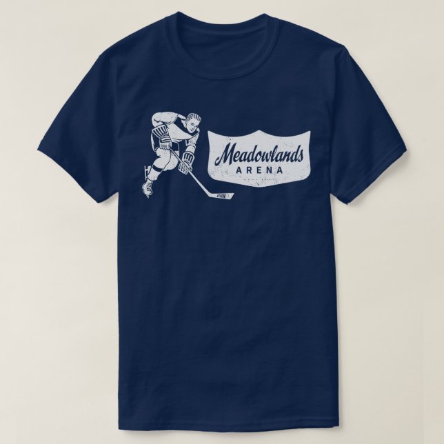 Vintage Defunct Meadowlands Arena T-Shirt (Design Front)