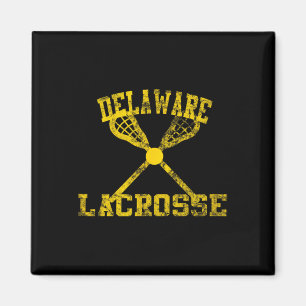 Vintage Delaware Lacrosse  Magnet