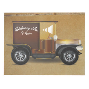 Vintage Delivery Van Notepad