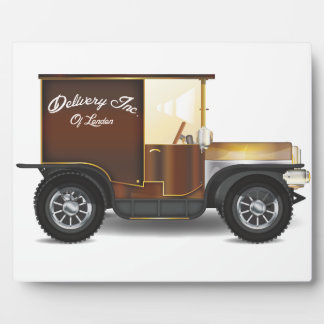 Vintage Delivery Van Plaque