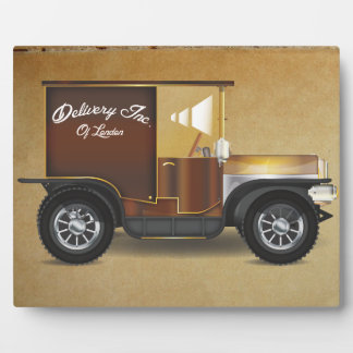 Vintage Delivery Van Plaque